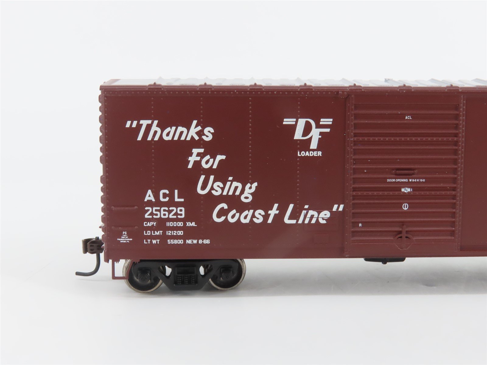 HO Scale Athearn 70420 ACL Atlantic Coast Line 40' Single Door Box Car #25629