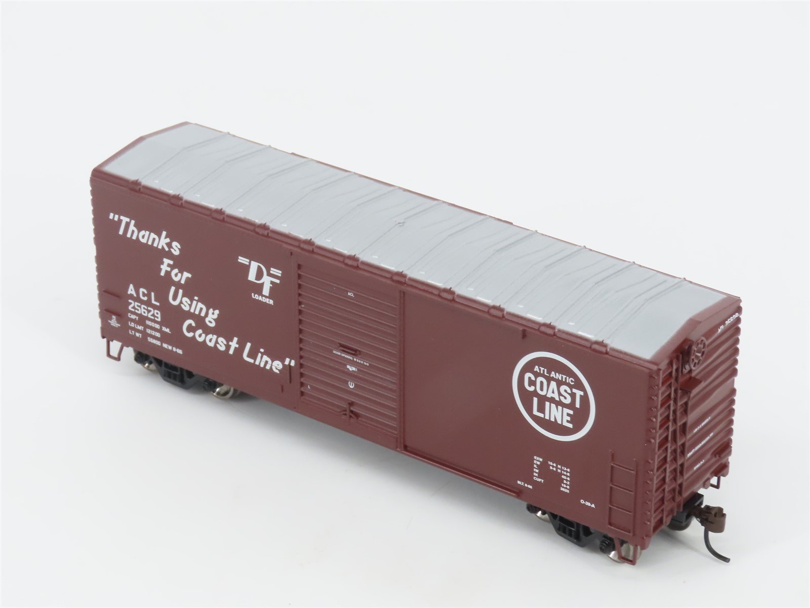 HO Scale Athearn 70420 ACL Atlantic Coast Line 40' Single Door Box Car #25629