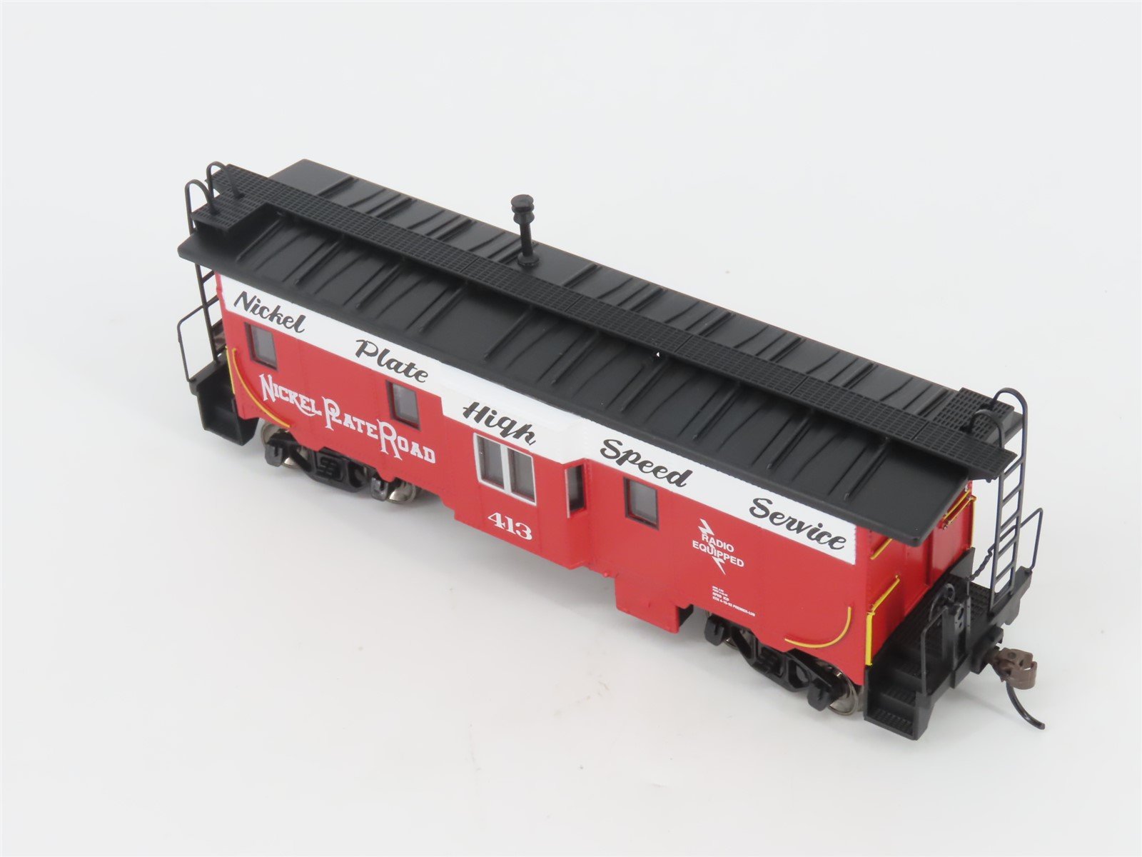 HO Athearn Roundhouse RND90192 NKP Nickel Plate Road Bay Window Caboose #413