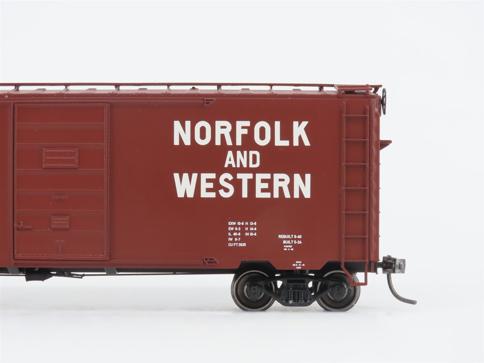 HO Scale MTH 85-74116 N&W Norfolk & Western 40' Single Door Box Car #385358