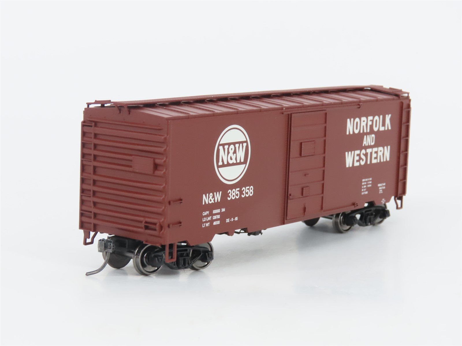 HO Scale MTH 85-74116 N&W Norfolk & Western 40' Single Door Box Car #385358