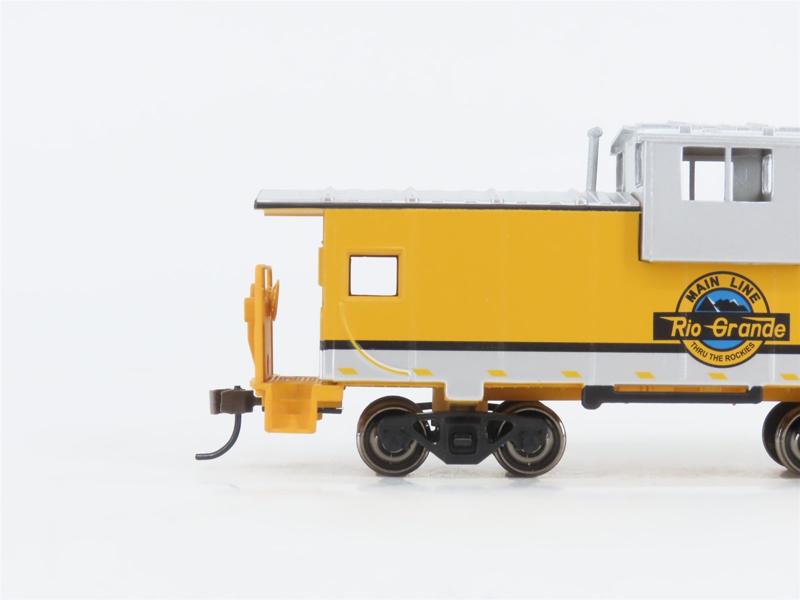 HO Bachmann Silver Series 17706 D&RGW Rio Grande 36' Wide Vision Caboose #01511