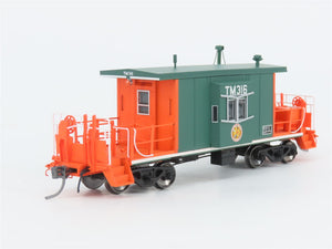 HO Scale Bluford Shops 31180 TM Texas Mexican Short Body Bay Window Caboose #316