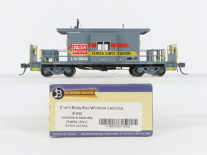 HO Scale Bluford Shops 31030 SCL/L&N Family Lines Short Body Caboose #6642
