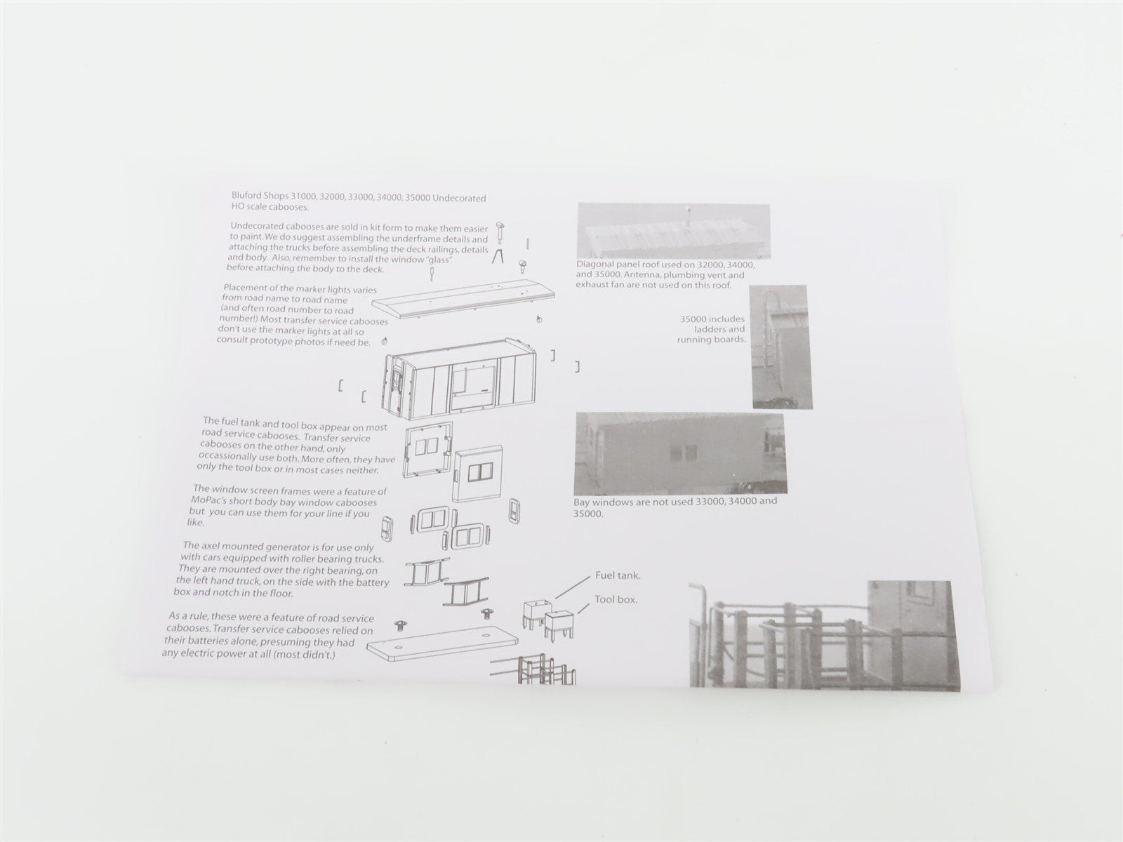 HO Scale Bluford Shops 31030 SCL/L&N Family Lines Short Body Caboose #6642