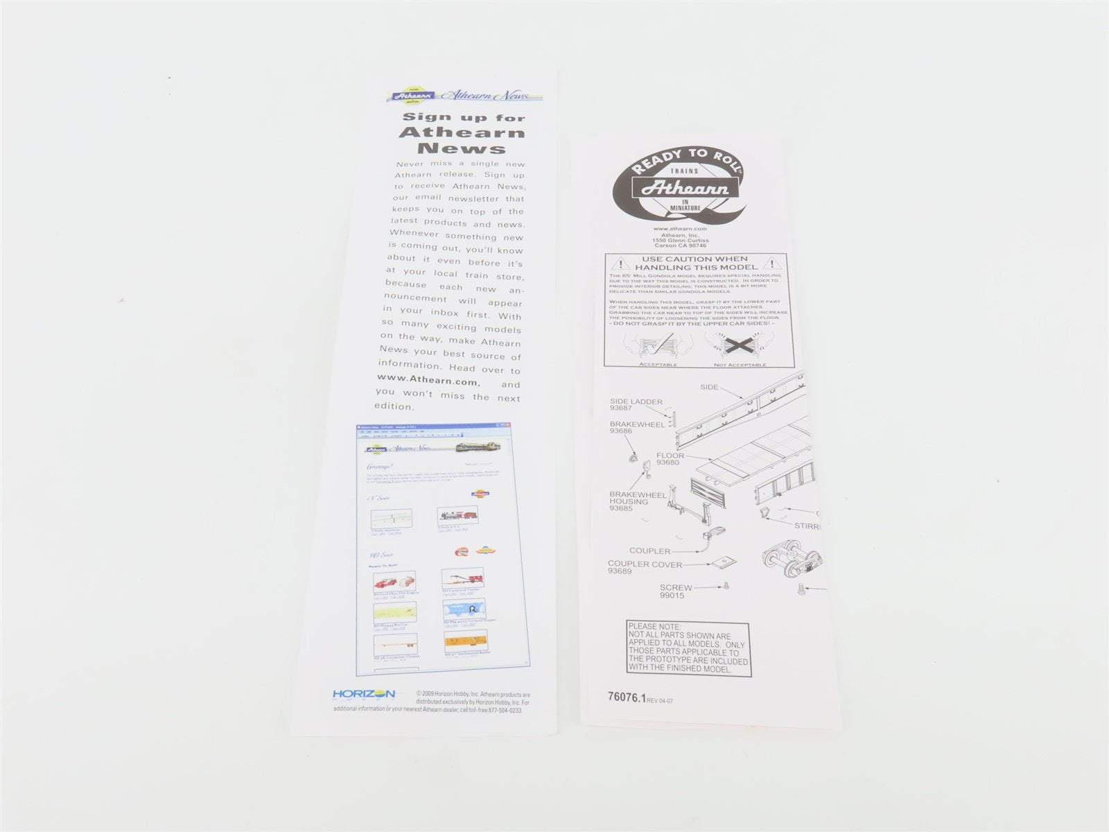 HO Scale Athearn 76509 SAL Seaboard Air Line 