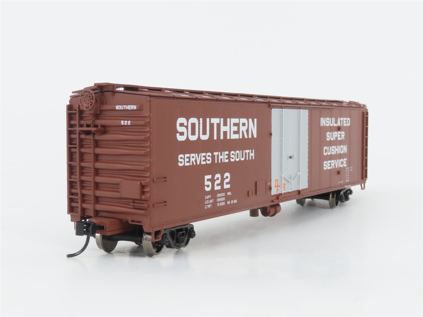HO Walthers Mainline 910-2821 Southern Railway 50' PCF Insulated Box Car #522