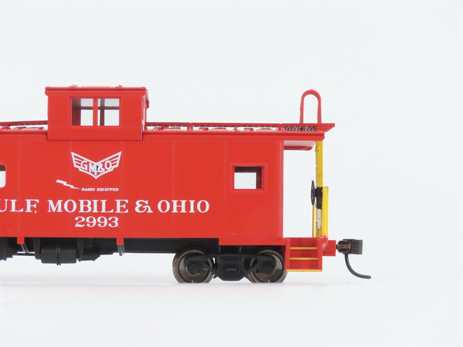 HO Scale Walthers Mainline 910-8770 GM&O Int'l Wide Vision Caboose #2993