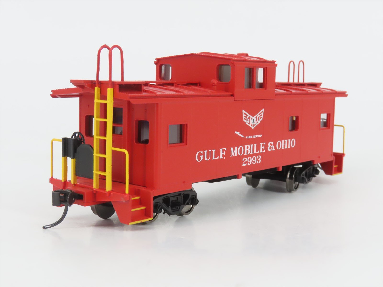 HO Scale Walthers Mainline 910-8770 GM&O Int'l Wide Vision Caboose #2993