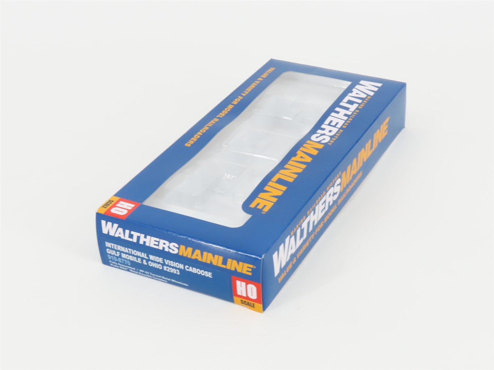HO Scale Walthers Mainline 910-8770 GM&O Int'l Wide Vision Caboose #2993