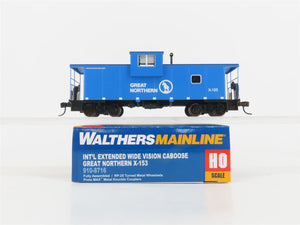 HO Walthers Mainline 910-8716 GN Big Sky Blue Int'l Extended Wide Vision Caboose