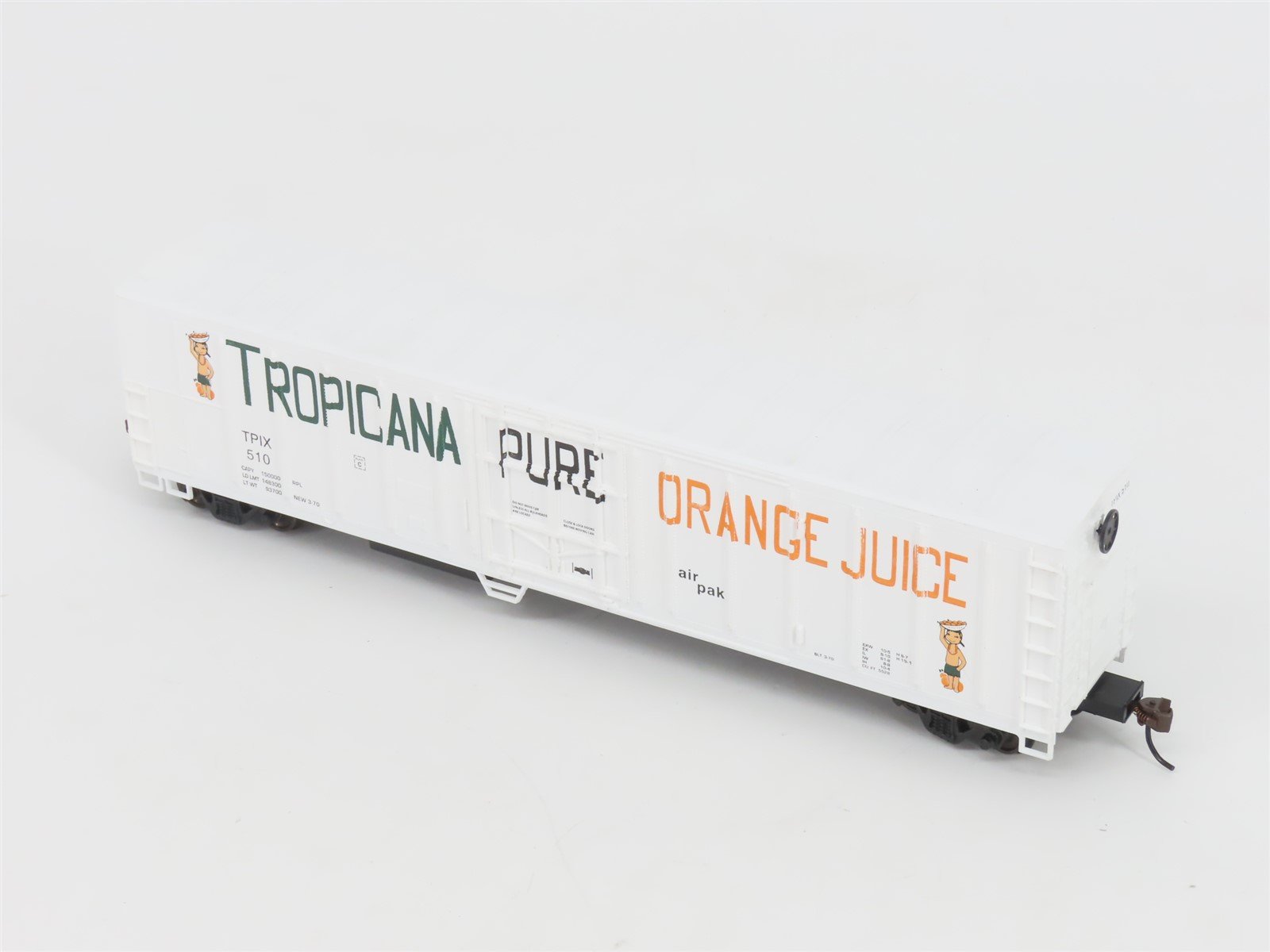 HO Scale Con-Cor 0001-019801-(1) TPIX Tropicana (Scheme #1) 57' Reefer #510