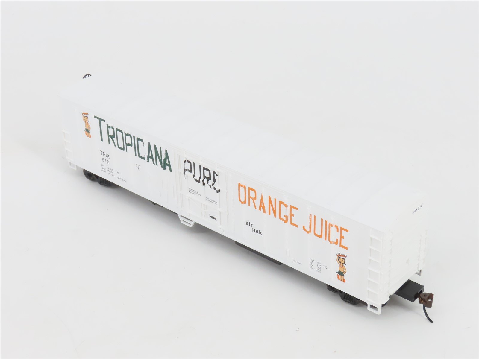 HO Scale Con-Cor 0001-019801-(1) TPIX Tropicana (Scheme #1) 57' Reefer #510