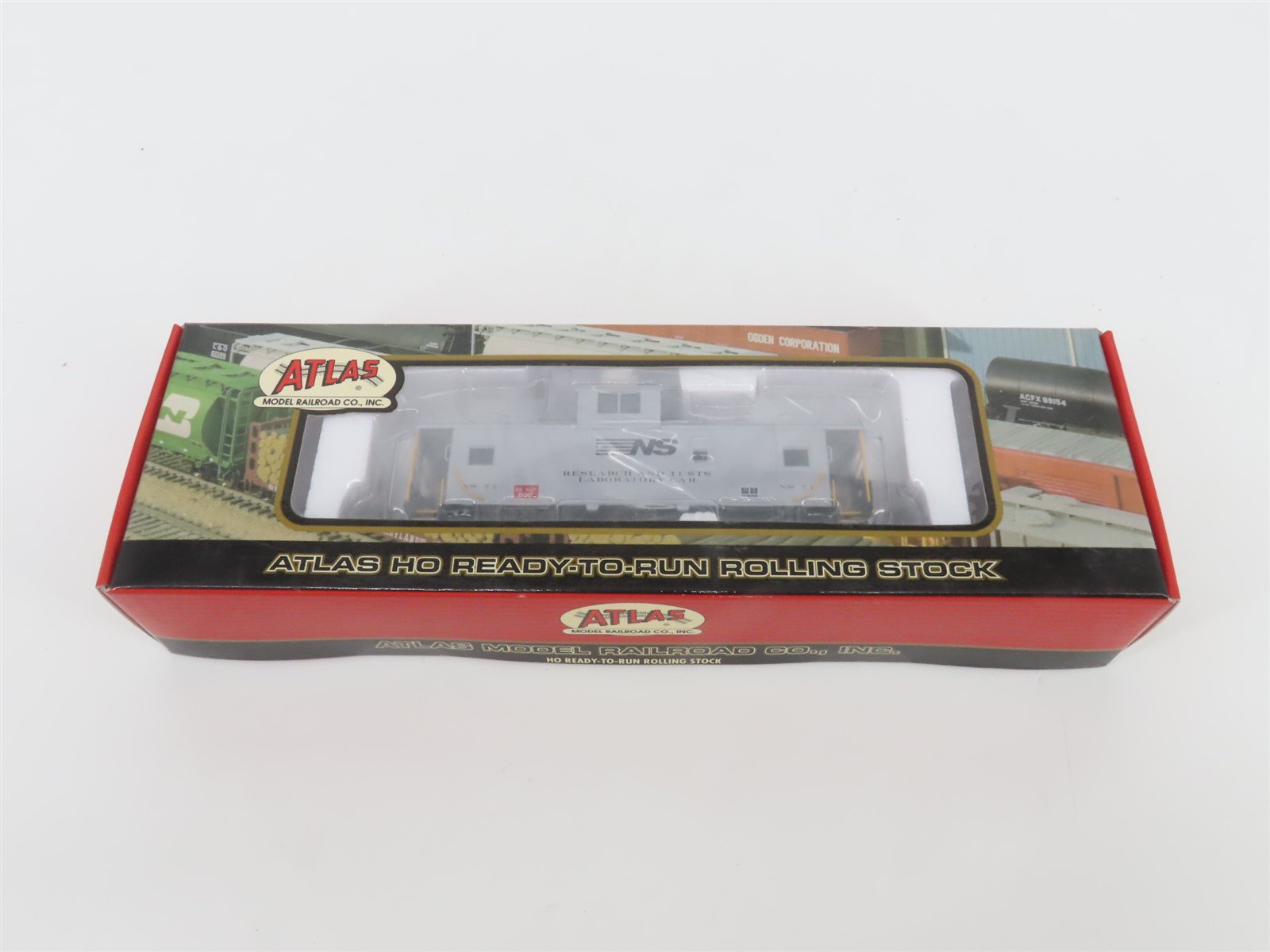 HO Atlas 1309-3 NS Norfolk Southern (Research Car) Cupola Caboose #51 - SEALED