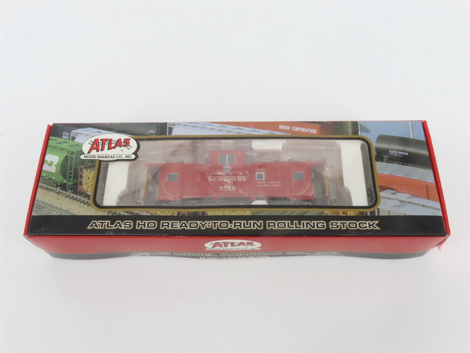 HO Scale Atlas 6211-2 SAL Seaboard Air Line "Heart" EV Caboose #5722 - SEALED