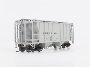HO Scale Atlas Trainman 20003218 RUT Rutland 2-Bay Covered Hopper #513