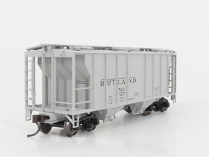 HO Scale Atlas Trainman 20003218 RUT Rutland 2-Bay Covered Hopper #513