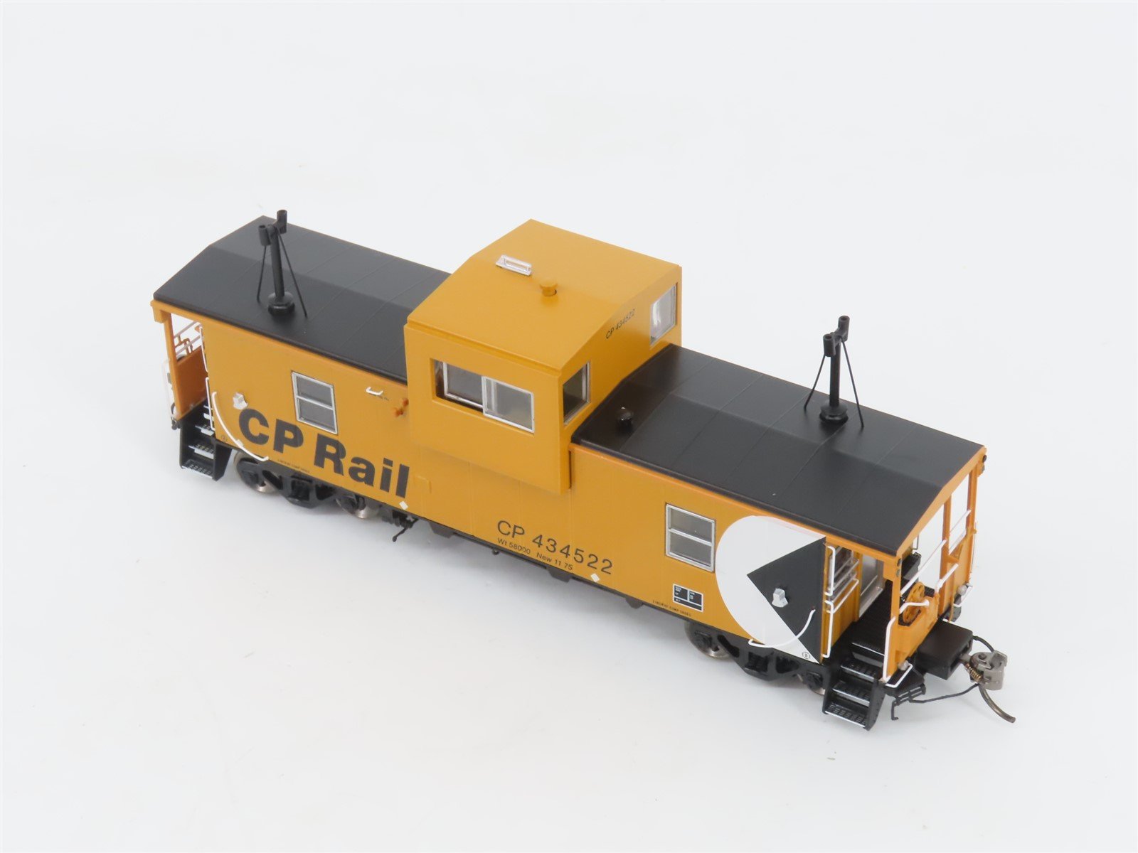 HO Scale Rapido 110128 CP Rail Canadian Pacific Angus Wide Vision Caboose 434522