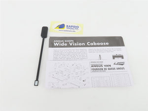 HO Scale Rapido 110128 CP Rail Canadian Pacific Angus Wide Vision Caboose 434522