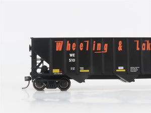 HO Scale Bowser Stewart Hobbies 40662 WE Wheeling & Lake Erie 3-Bay Hopper #510