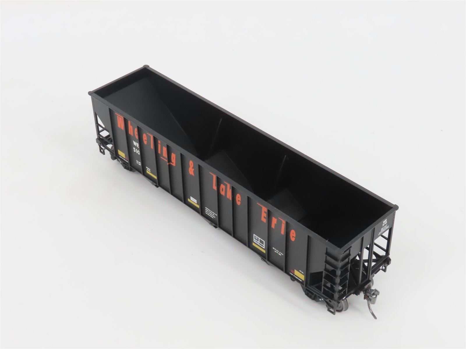 HO Scale Bowser Stewart Hobbies 40662 WE Wheeling & Lake Erie 3-Bay Hopper #510