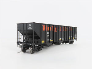 HO Scale Bowser Stewart Hobbies 40662 WE Wheeling & Lake Erie 3-Bay Hopper #510