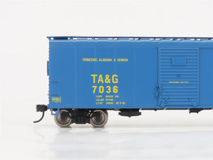 HO Scale Bowser 42737 TA&G TAG Route 40' Single Door Box Car #7036