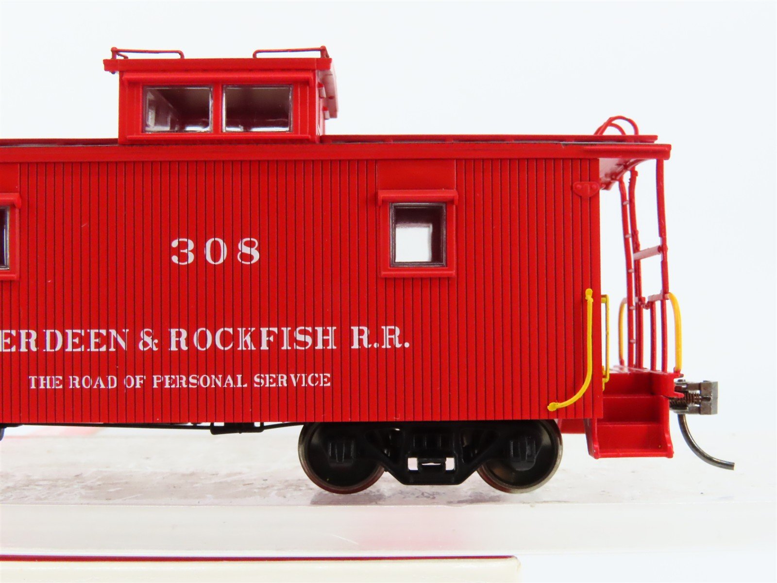 HO Scale East Coast Railroads ECRR-51 A&R Aberdeen & Rockfish 36' Caboose #308