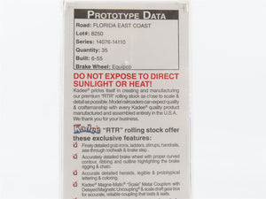 HO Scale Kadee 8652 FEC Florida East Coast 2-Bay Covered Hopper #14103 - Sealed