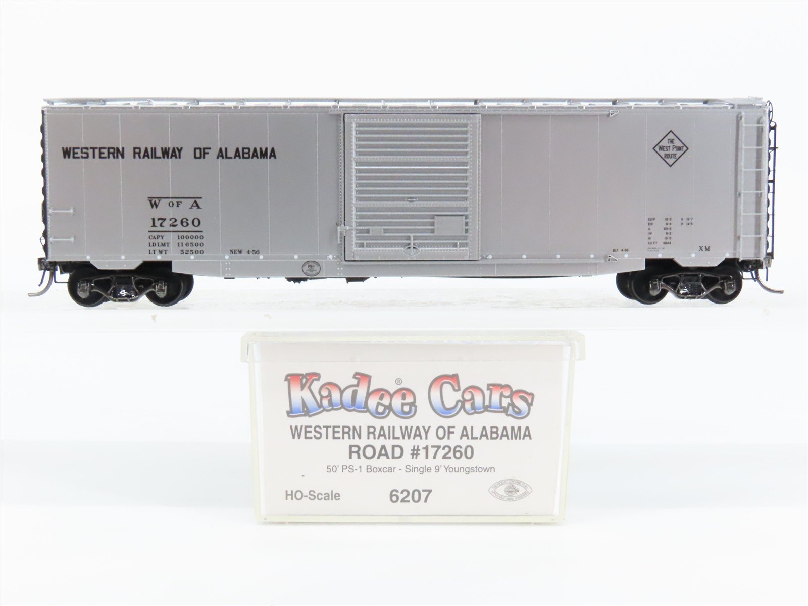 HO Scale Kadee 6207 WofA The West Point Route 50' Single Door Box Car #17260