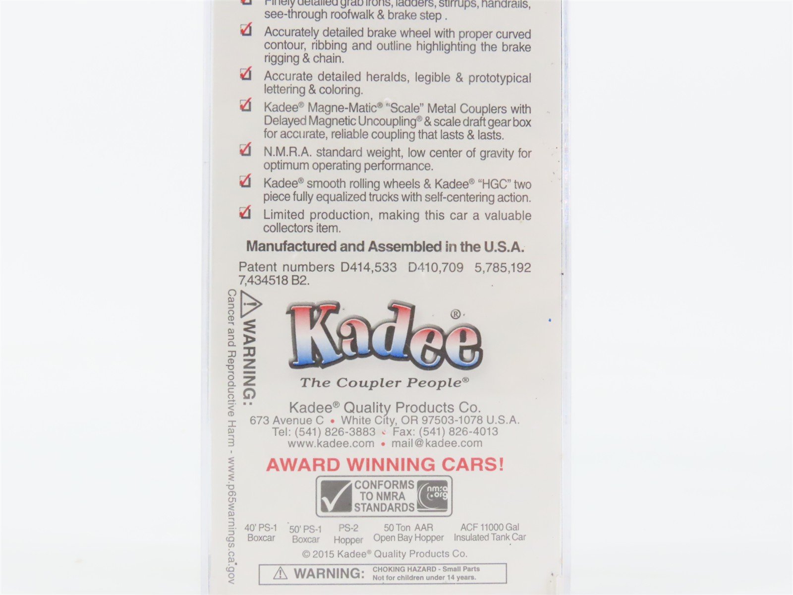 HO Scale Kadee 4324 SOU Southern 40' Single Door Box Car #262053 - Sealed