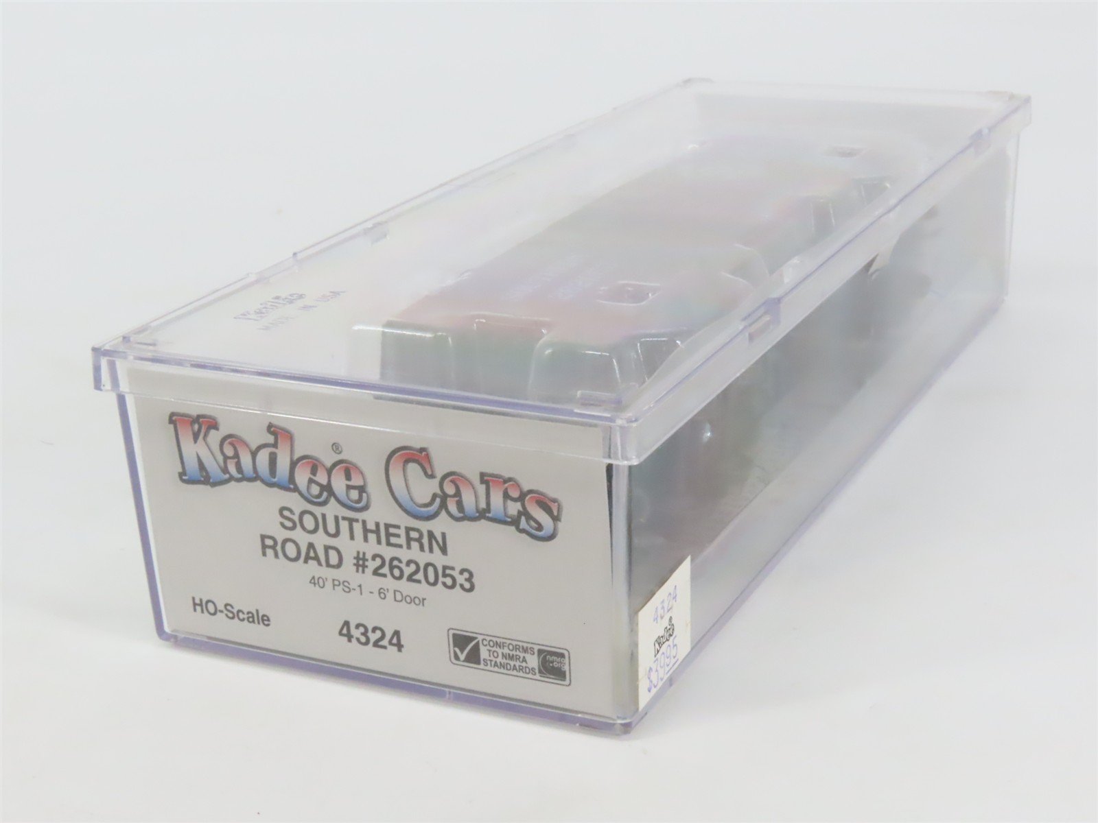HO Scale Kadee 4324 SOU Southern 40' Single Door Box Car #262053 - Sealed