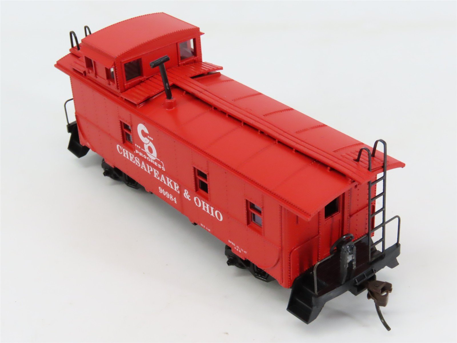 HO Athearn 1265 C&O Chesapeake & Ohio Railroad Cupola Caboose #90984 BUILT