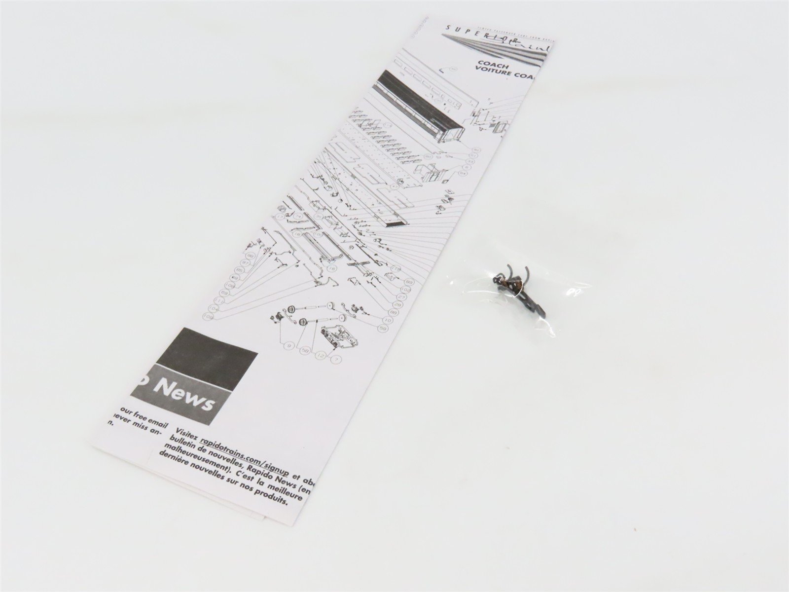 HO Scale Rapido 115052 SAL Seaboard Air Line Coach Passenger Car #6204