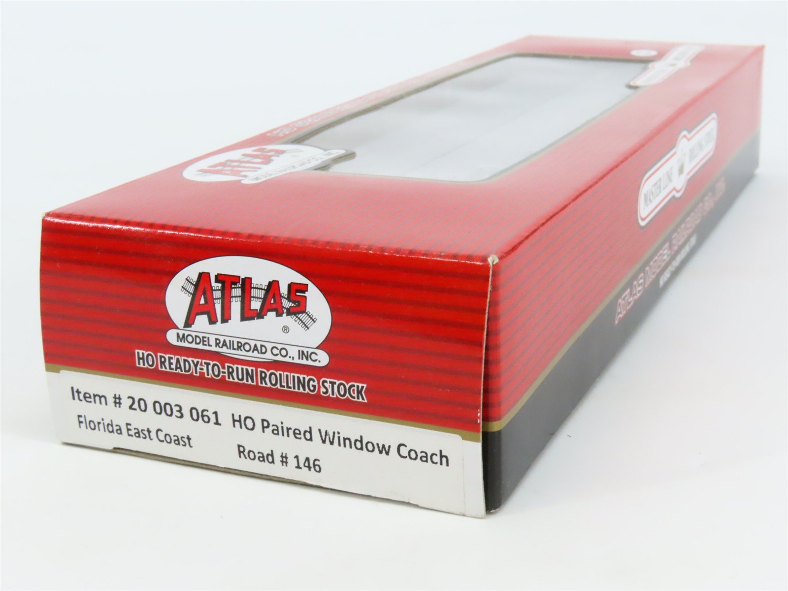 HO Scale Atlas 20003061 FEC Florida East Coast Railroad Coach Passenger Car #146