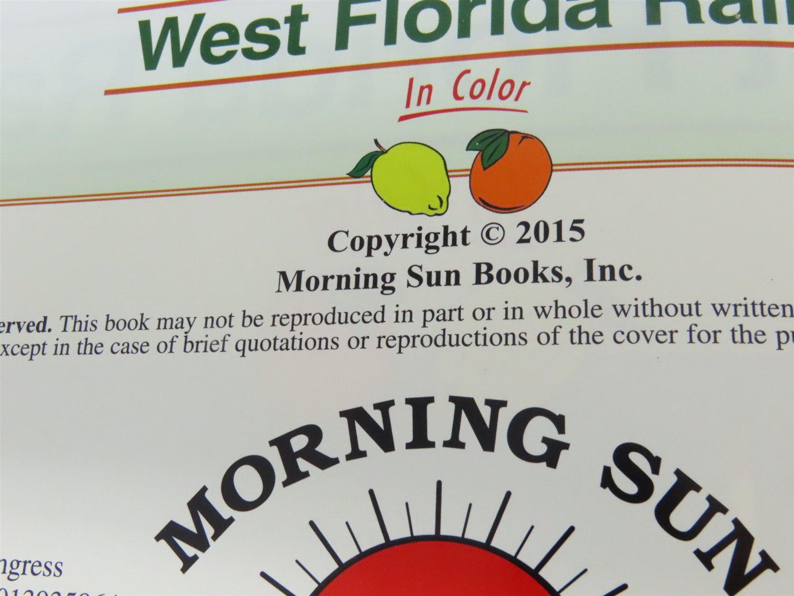 Morning Sun: West Florida Rails In Color Vol 3 by Jerry A. Pinkepank ©2015