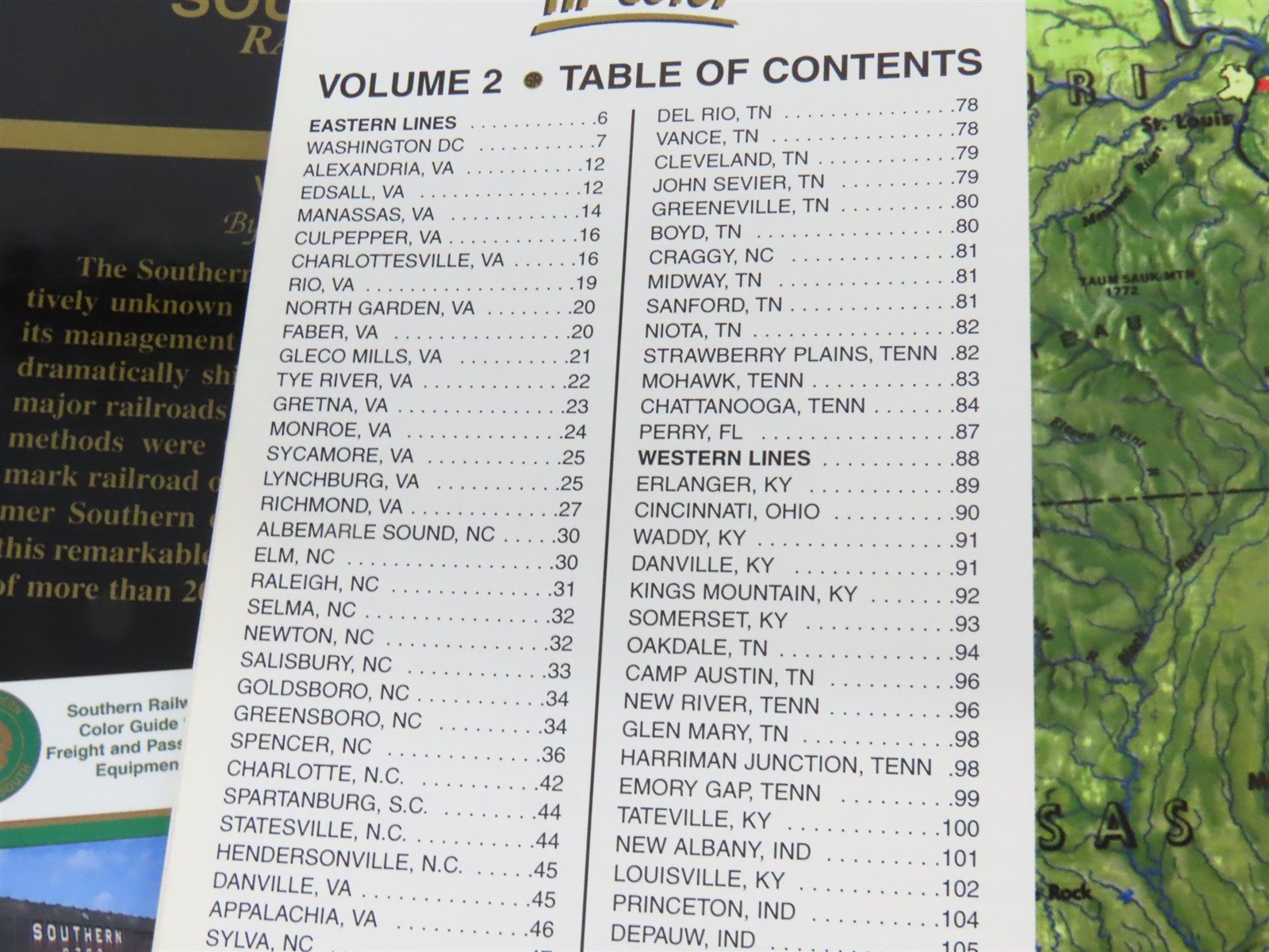 Morning Sun: Southern Railway In Color Vol 2 by Alton Lanier ©1999 HC Book