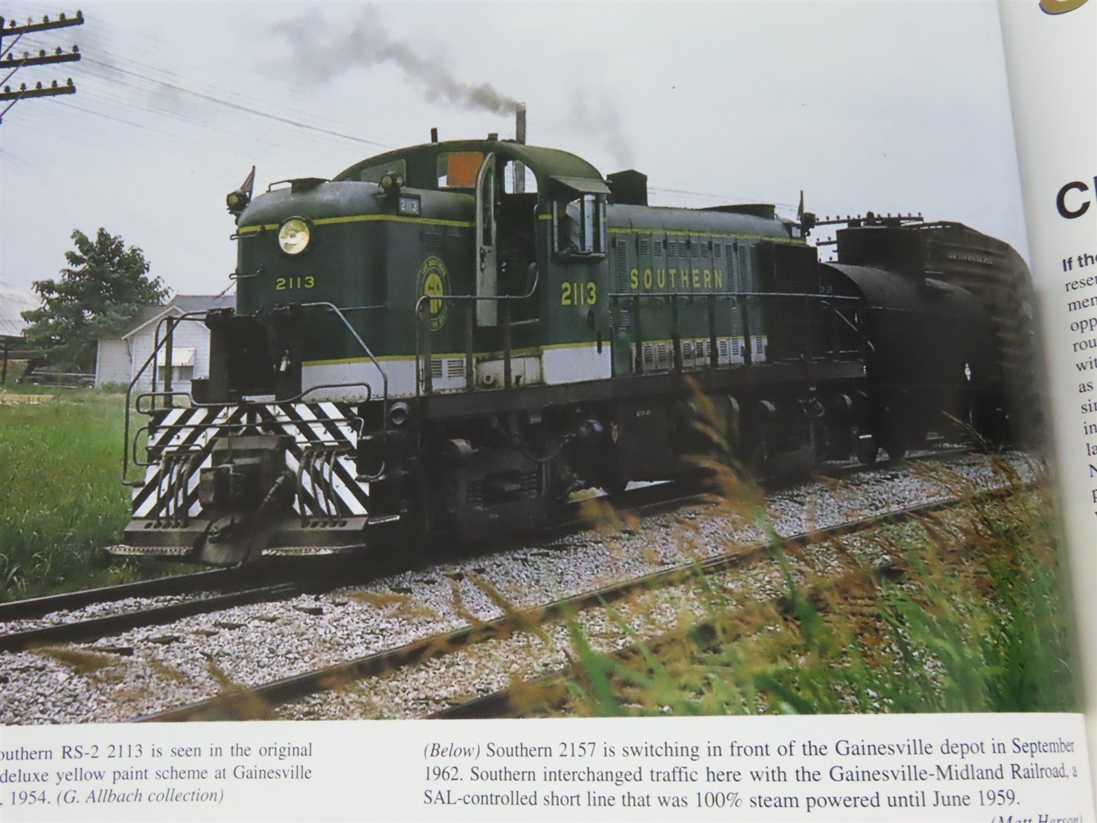 Morning Sun: Southern Railway In Color Vol 2 by Alton Lanier ©1999 HC Book