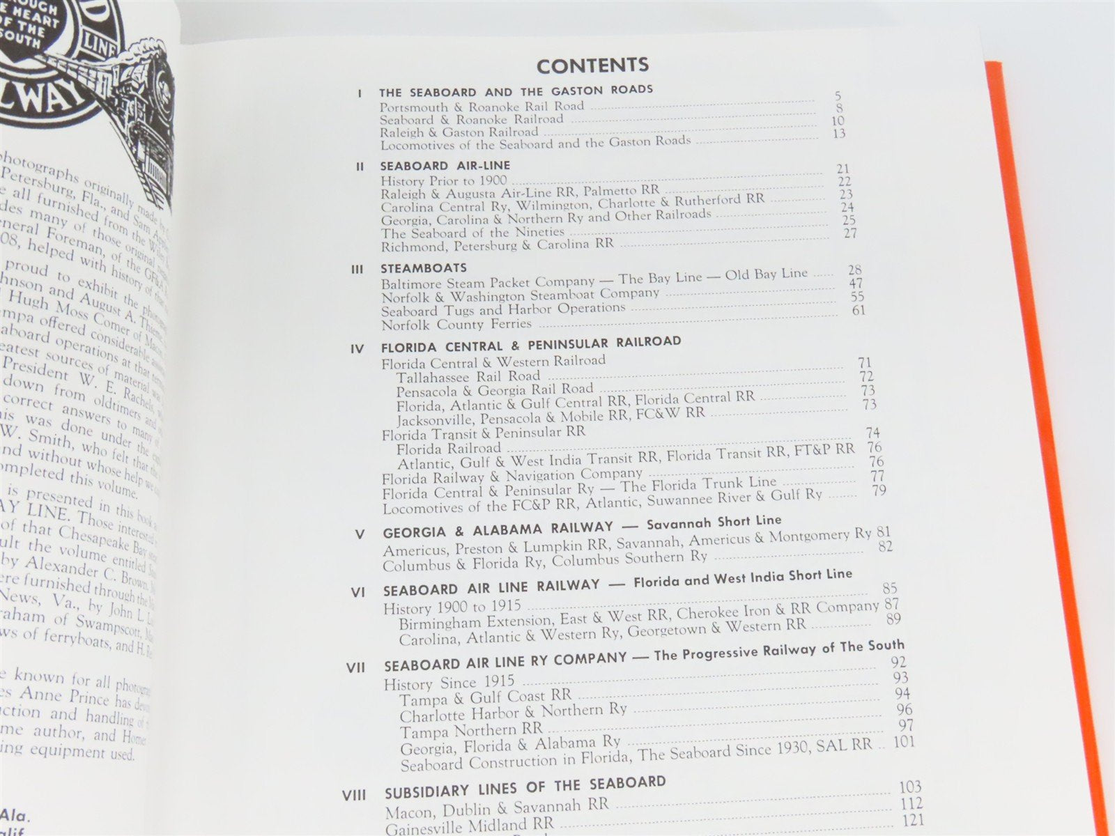 Seaboard Air Line Railway - Steamboats, Locomotives, & History by Prince ©2000