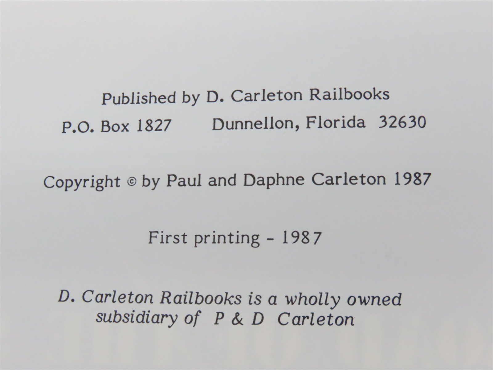 Locomotives of the Seaboard System Railroad of the South by Paul Carleton ©1987