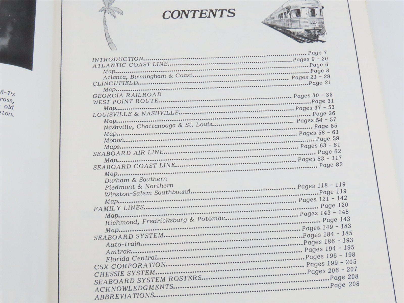 Locomotives of the Seaboard System Railroad of the South by Paul Carleton ©1987