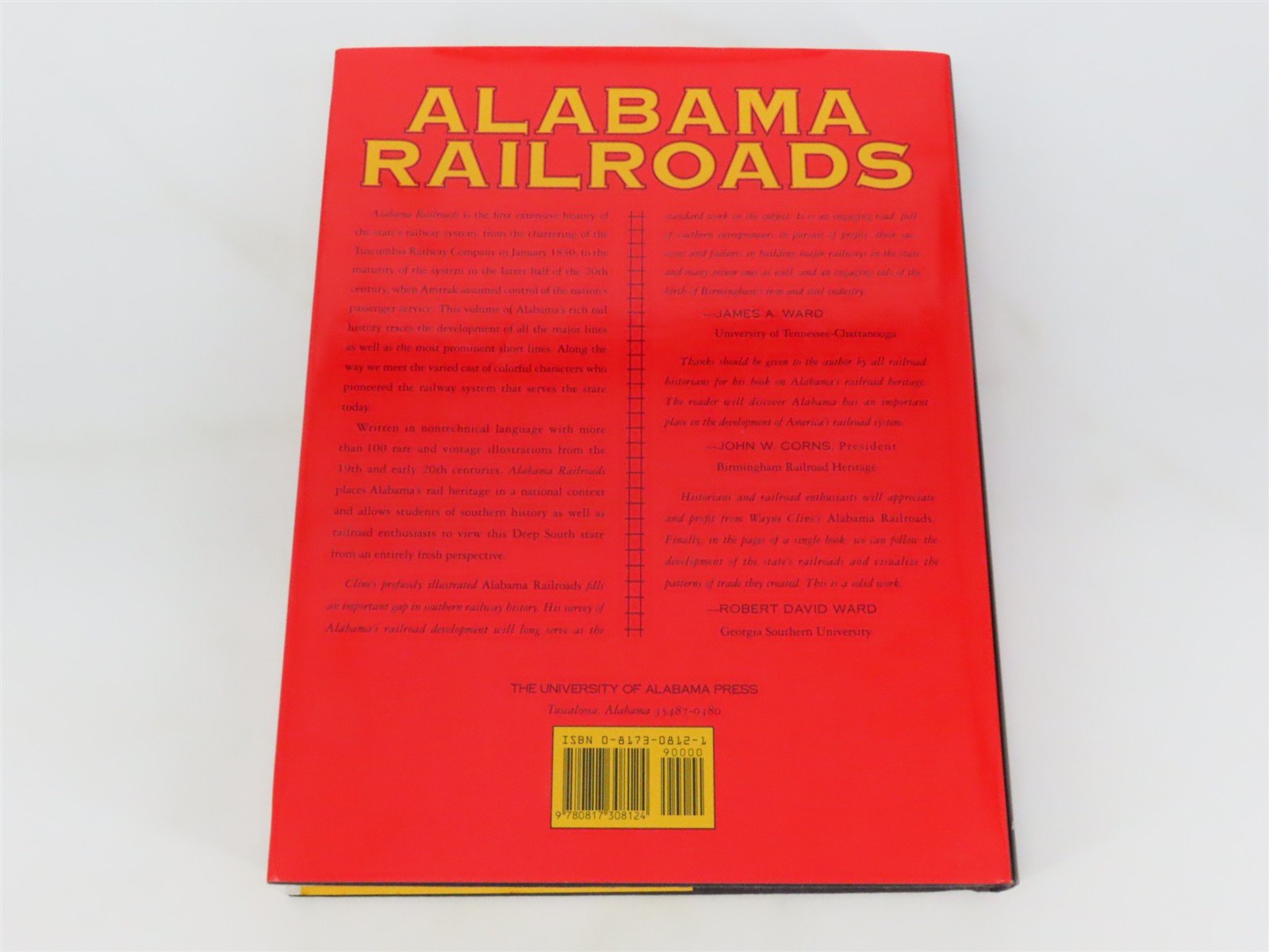 Alabama Railroads by Wayne Cline ©1997 HC Book