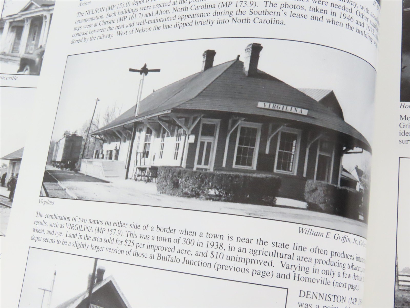 Virginia Railway Depots by Donald R. Traser ©1998 HC Book