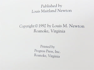 Rails Remembered - Vol 1 by Louis M. Newton ©1992 HC Book