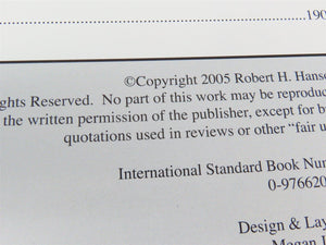 The West Point Route by Robert H. Hanson Â©2006 HC Book