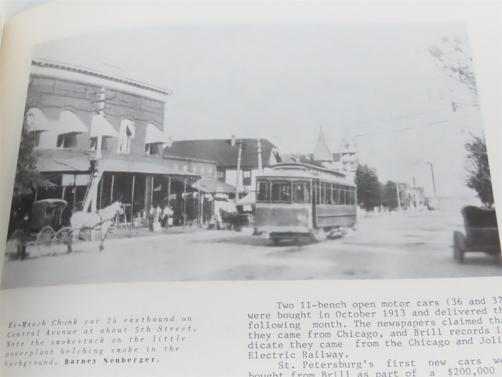 Street Railways of St. Petersburg Florida by James Buckley Â©1983 SC Booklet