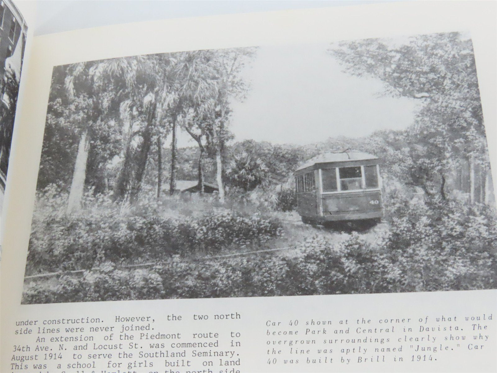 Street Railways of St. Petersburg Florida by James Buckley Â©1983 SC Booklet