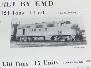Southern Pacific Motive Power Annual 1972 by Joseph A. Strapac Â©1973 SC Booklet
