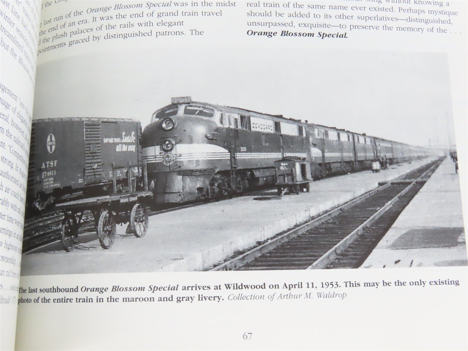 Orange Blossom Special - Florida's Distinguished Winter Train Â©1996 SC Book