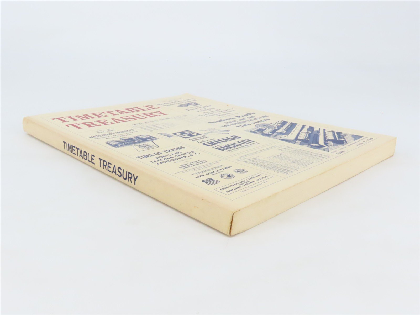 Timetable Treasury - From the Early 1920s to Amtrak by Wayner Â©1979 SC Book